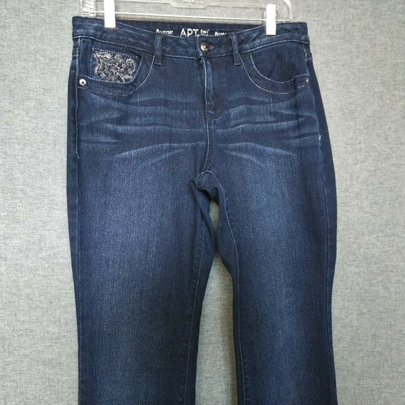 Apt. 9 BootCut Curvy Fit Jeans Size 6 L33 - Picture 6 of 8